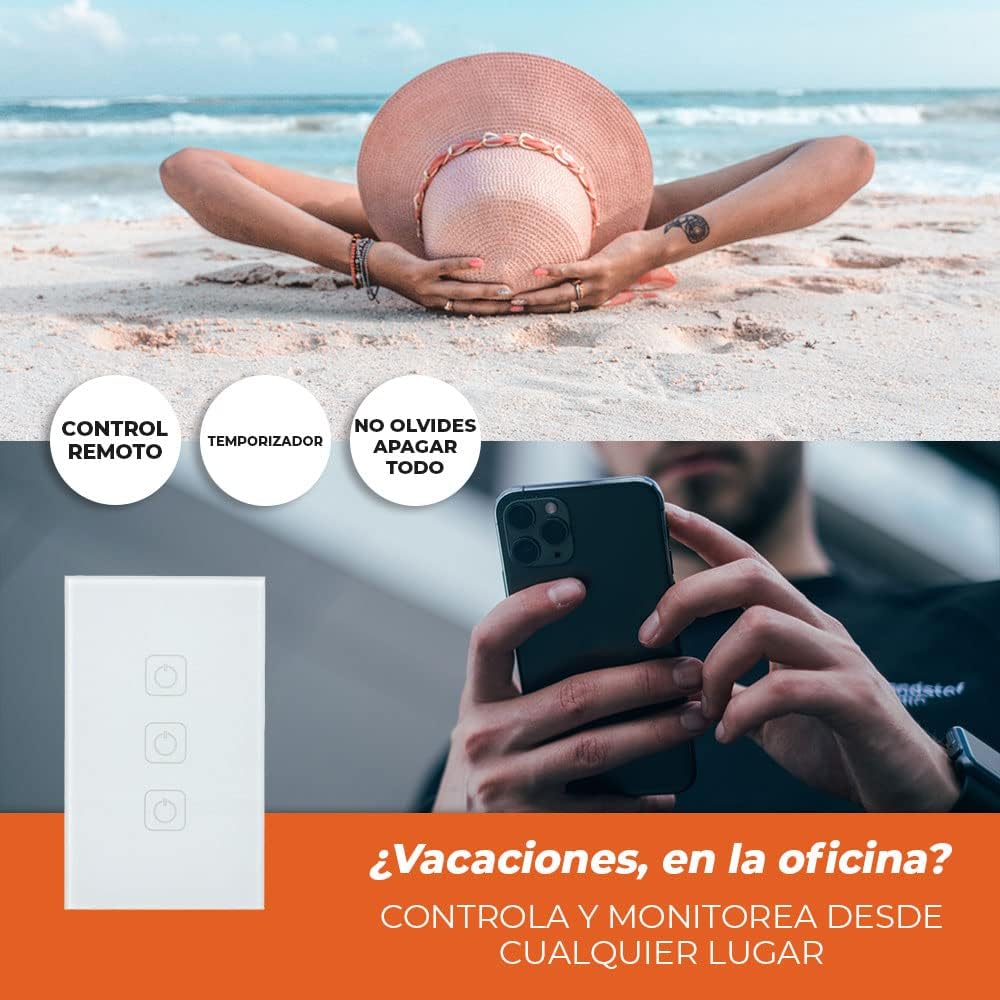 Tecnolite Connect - Apagador Inteligente 3 botones