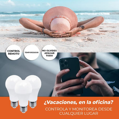 Tecnolite Connect - Paquete de 3 Focos Inteligentes Multicolor