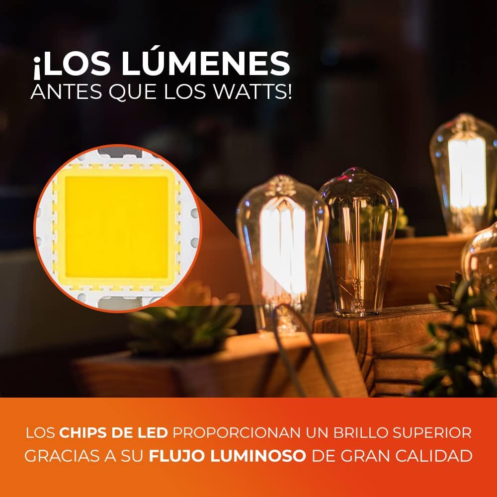 LAMP LED TIPO FILAMENTO 3W 2000K E27