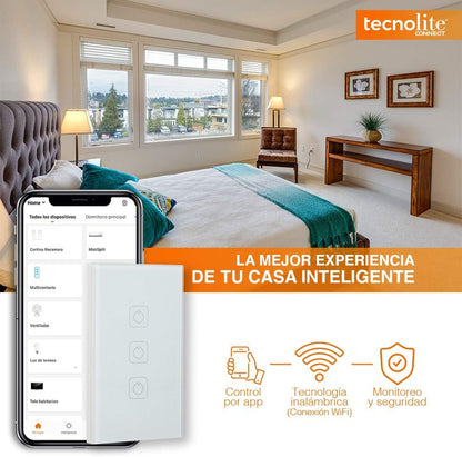 Tecnolite Connect - Apagador Inteligente 3 botones