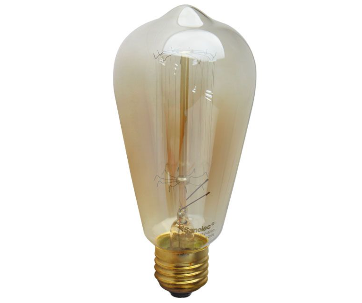 Foco Edison Vintage de 35W (127V AC) SANELEC